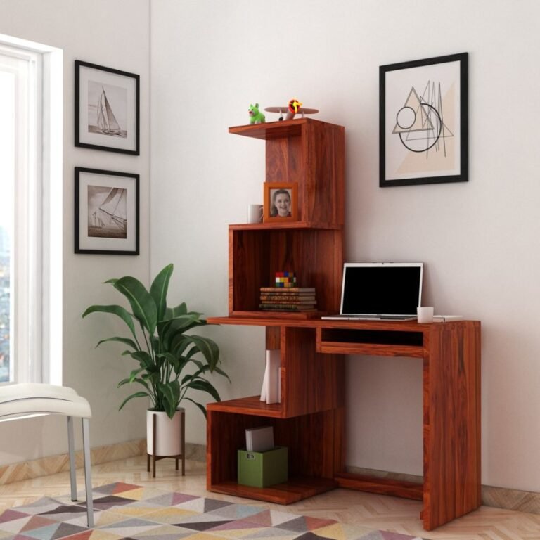Saga Solid Wood Study Table - Vintage Home