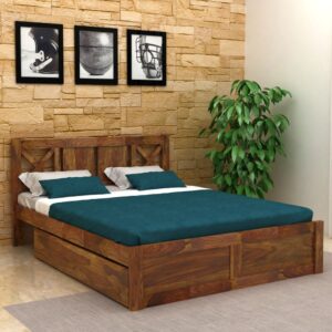 Best Solid Wood Queen Bed with Drawers