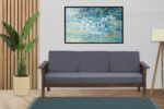Sheesham Wood 3 Seater Sofa