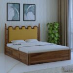 sheesham wood bed with storage