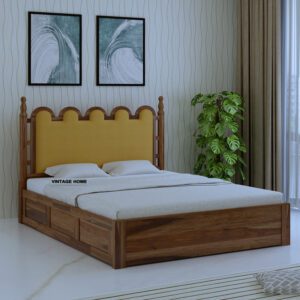 sheesham wood bed with storage