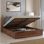 sheesham wood hydraulic bed