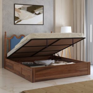 sheesham wood hydraulic bed