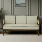 Wooden 3 Seater Sofa
