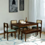 Sheesham Wood 4 Seater Dining Set