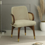 cushioned armchair