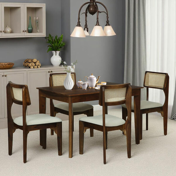 Sheesham Wood 4 Seater Dining Set