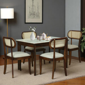 Wooden 4 Seater Dining Set