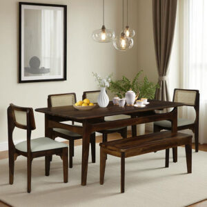 Sheesham Wood 6 Seater Dining Set