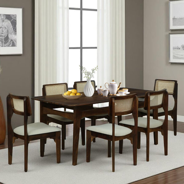 6 Seater Wooden Dining Set
