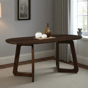 solid wood 6 seater dining table