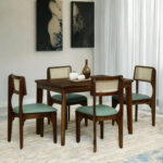 Sheesham Wood 4 Seater Dining table Set